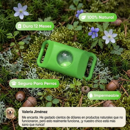 FurNatur™ – Colgante Natural Antiparasitario 12 Meses Para Perros