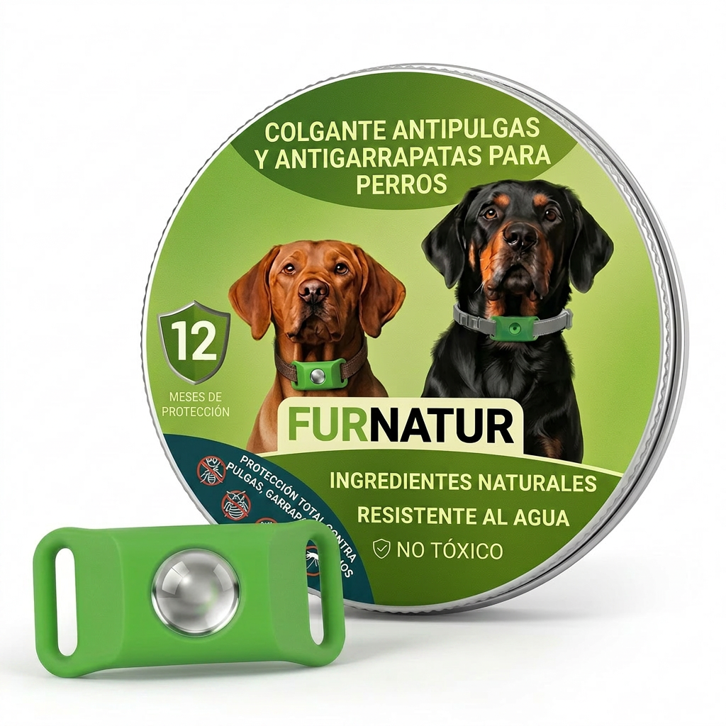 FurNatur™ — 12 Meses Sin Pulgas Ni Garrapatas, Sin Químicos Ni Pastillas