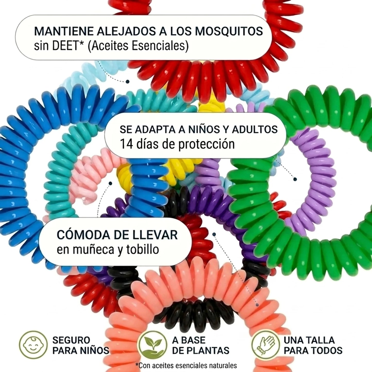 FurNatur - Pulseras Repelentes de Mosquitos y Garrapatas